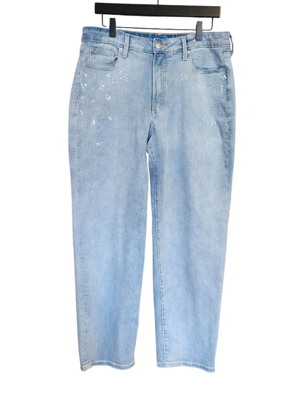Old Navy High Rise O G Loose Secret Smooth Pockets Denim Jeans Womens Size 14